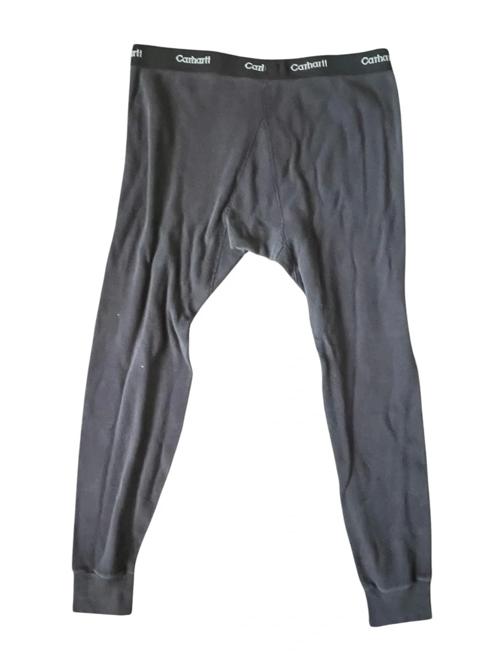 Vtg Carhartt Thermal Base Layer Shirt Long Johns K56 Men XL Black Winter Outdoor